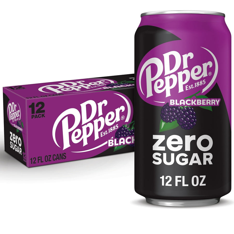 Dr Pepper Blackberry Zero Sugar Soda U5