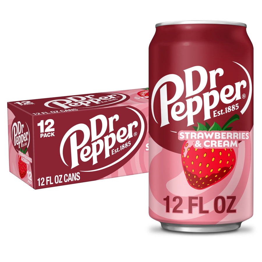Dr Pepper Strawberries & Cream Soda W5